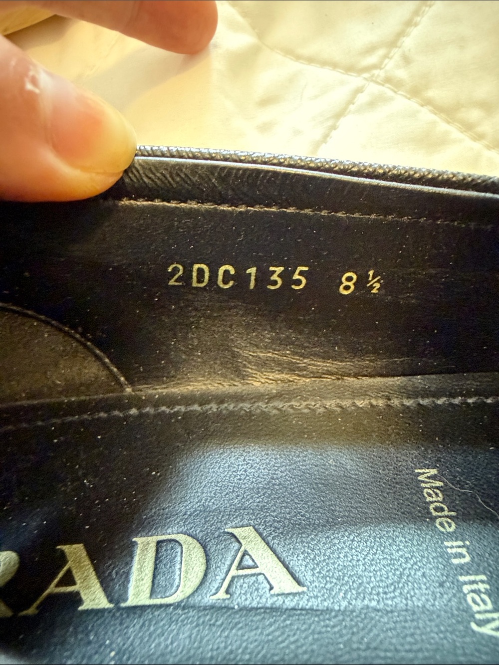 Men’s Prada Saffiano Black Loafers - Picture 4 of 5